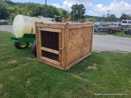 Wooden Livestock Transport Crate