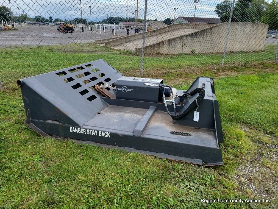 Frontline Skid Loader Brush Hog Attachment