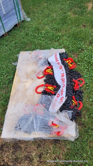8 - Lifting Chain Sets - 7' x 5/16" Chain - Unused