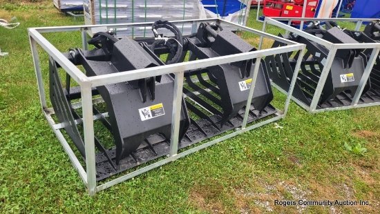 72" Rock & Root Grapple Bucket - Unused