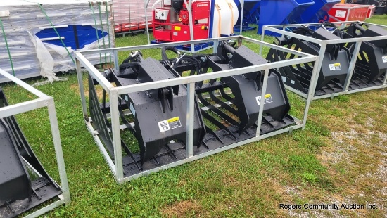 72" Rock & Root Grapple Bucket - Unused