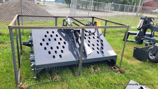 Land Honor LR-12-72W Skid Steer Landscape Rake