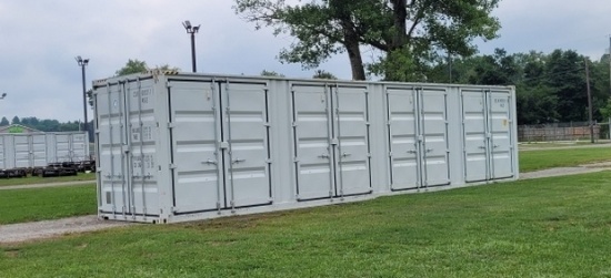 40' High Cube Container w/ Side Doors