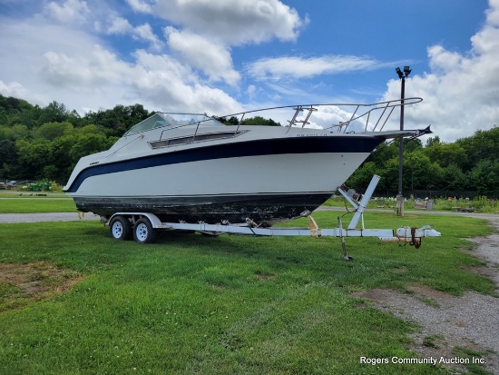1988 Carver MN8915FH Montego 25' Boat & Trailer - PA Titles for Boat & Trailer
