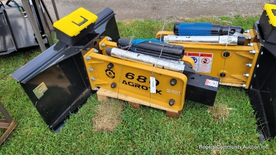 Agrotk 680 Breaker Attachment w/ 2 Bits
