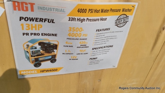 AGT 4000 PSI Steam Jenny w/ 13hp Diesel Engine