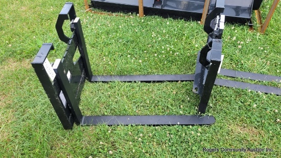 Small Fork Attachment - For Walk Behind Skid Steers