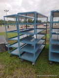 Blue 5 Shelf Heavy Duty Cart