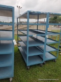 Blue 5 Shelf Heavy Duty Cart