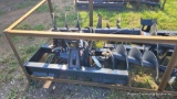 Skid Steer Auger Attachment w/ 2 Bits