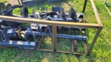 Skid Steer Auger Attachment w/ 2 Bits