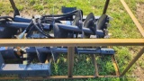 Skid Steer Auger Attachment w/ 2 Bits