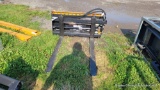 Wolverine Side Shift Pallet Forks for Skid Loader