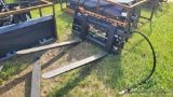 Wolverine Side Shift Pallet Forks for Skid Loader