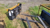Wolverine Side Shift Pallet Forks for Skid Loader