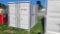 8' Container w/ 1 man door, 1 window and double doors