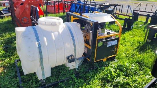 AGT Steam Jenny with Polly Tank & 13hp Gas Motor