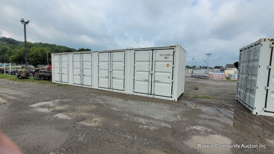 40' High Cube Container w/ Side Doors