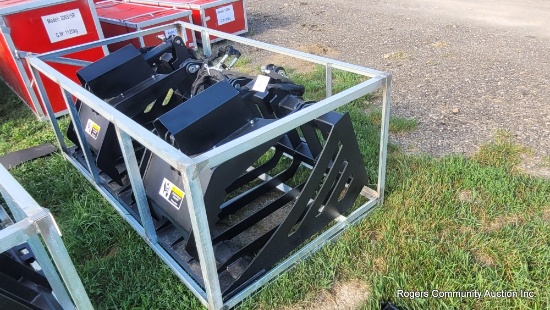 72" Rock & Root Grapple Bucket - Unused