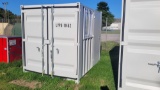 8' Container w/ 1 man door, 1 window and double doors