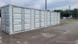 40' High Cube Container w/ Side Doors