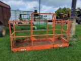Orange JLG Manlift  Basket