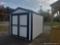Black & White 8' x 10' Shed - New