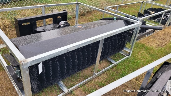 Wolverine Hydraulic Broom Attachment