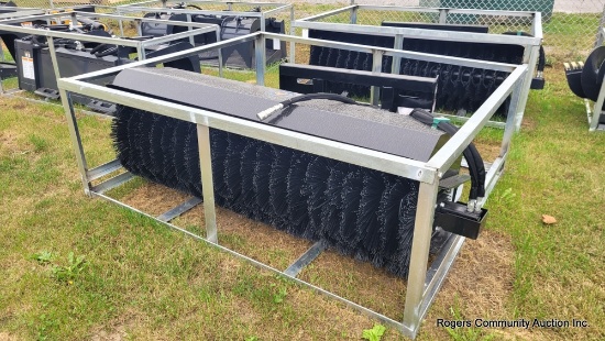 Wolverine Hydraulic Broom Attachment