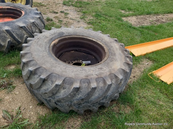 16.9-26" Tractor Tire & Wheel