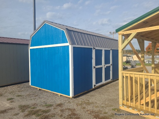 Blue 10' x 16' Shed - New