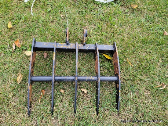 Mini Excavator Rake Attachment
