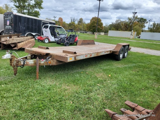 24' Tilt Trailer w/ Steel Deck - no title