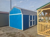 Blue 10' x 16' Shed - New