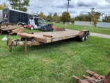 24' Tilt Trailer w/ Steel Deck - no title