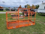 Orange JLG Manlift Basket