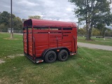 12' Stock Trailer w/ Divider - No Title
