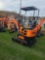 AGT QH12 Mini Excavator w/ 13.5 HP engine - Orange