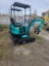 AGT QH12 Mini Excavator w/ 13.5 HP engine - Green