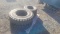 4 Solid Forklift Tires - Good Condition