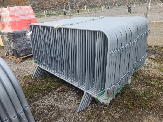20 - 6' Sections Crowd Control Panels