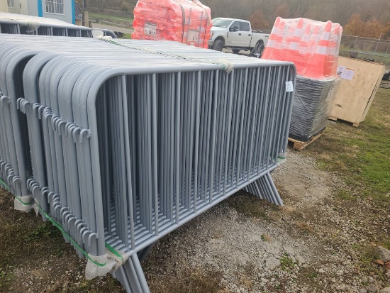 20 - 6' Sections Crowd Control Panels