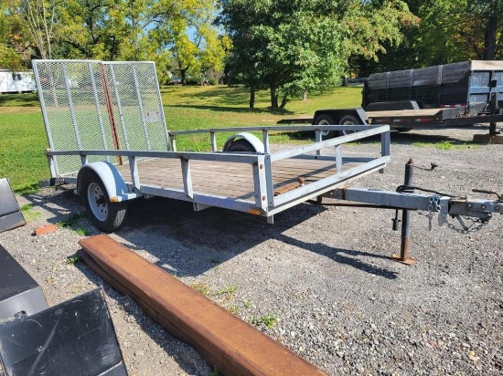6.5' x 12' Galvanized Trailer