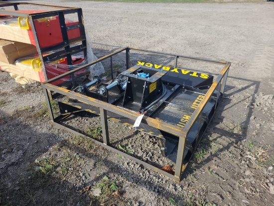 Agrotk Excavator 54" Rotary Mower w/ Quick Attach
