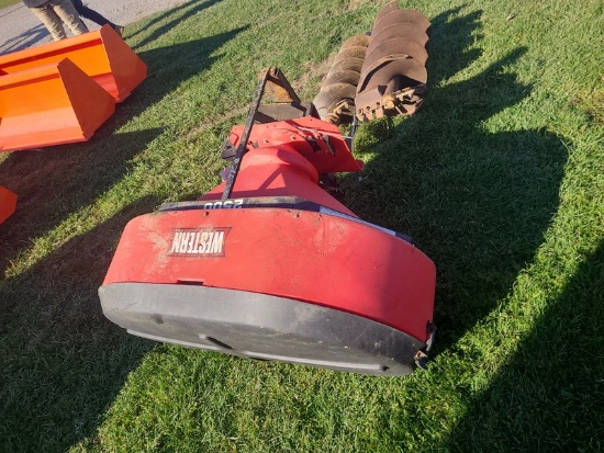 Western 2500 Poly Salt Spreader - Hitch Mount
