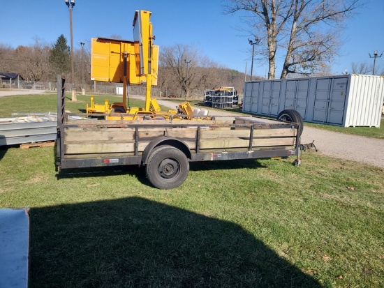 6' x 15' Single Axle Trailer - No Title