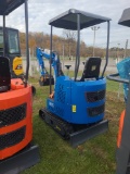 AGT H15 Mini Excavator w/ 15 HP engine - Blue