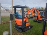 AGT L12 Mini Excavator w/ 13.5 HP engine - Orange