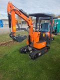 AGT L12 Mini Excavator w/ 13.5 HP engine - Orange