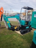 AGT QH12 Mini Excavator w/ 13.5 HP engine - Green